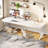  Dolliver 78.74" Extra Long Double Computer Desk With Unique Metal Legs （Only Desk)-720939359