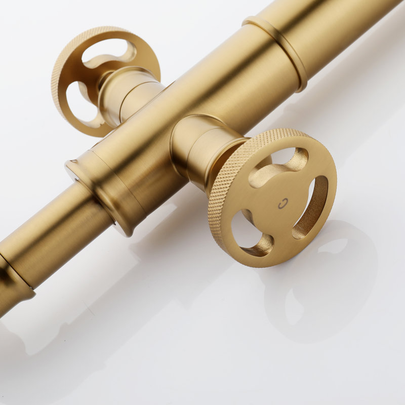 2-handle Bathroom Faucet, Brushed Gold