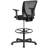 Sinda Mid-Back Mesh Drafting Chair w/ Fabric Seat, Adjustable Foot Ring and Arms-92500105