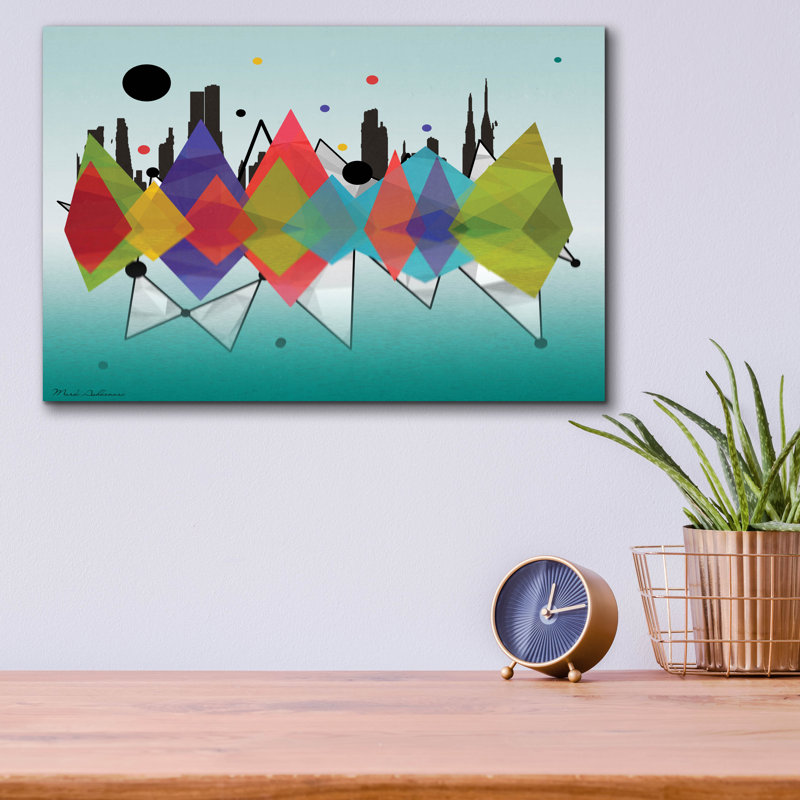 «New York Riflaction» par Mark Ashkenazi, H 12 po x l 16 po x P 0,13 po