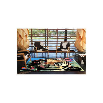Tapis décoratif lavable Blue Animal