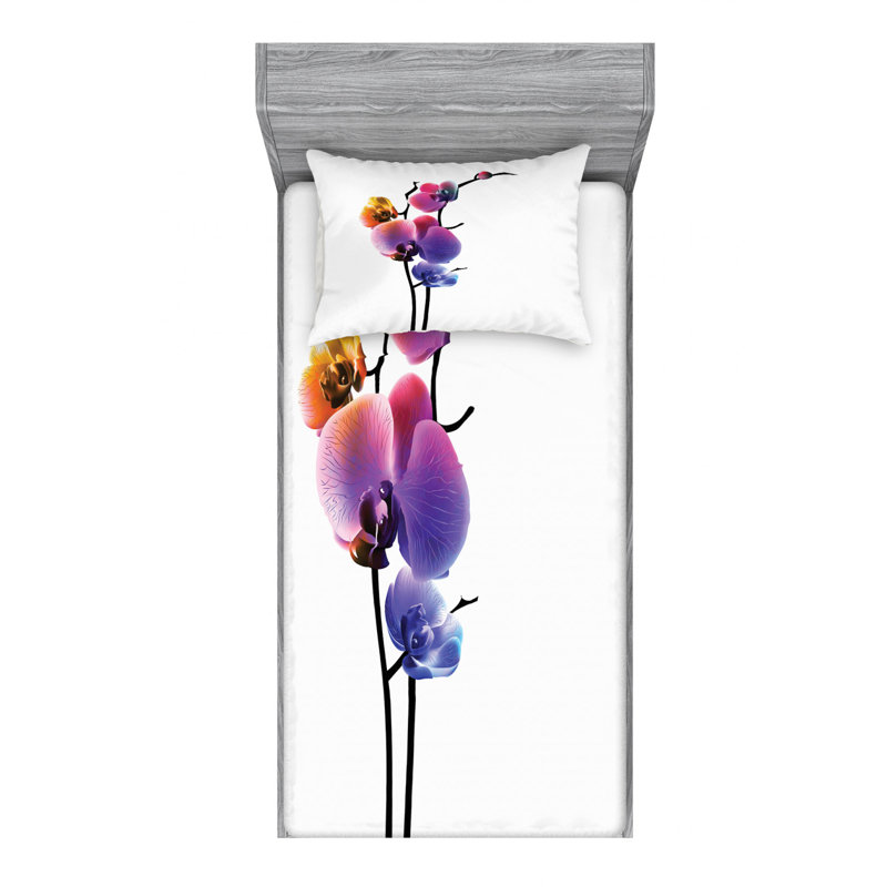 Microfiber Sheet Set, Twin XL Sheet Set with Fitted Sheet
