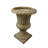 Aurelius  Hand-Painted MGO Modern Neoclassical Fluted Pedestal Garden Urn