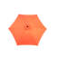 Parasol de table d'extérieur 9 pi avec parasol à bouton-poussoir et manivelle, parasol de marché, 6 nervures robustes, terrasse, cour, piscine, base non incluse-172492700