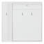 Lit escamotable double avec armoire, bibliothèque et rangement à DEL-325242486-325242484