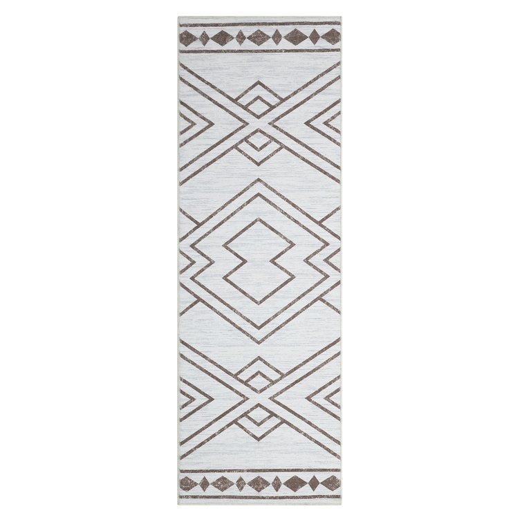 Washable Low Pile Striped Rug Modern Abstract Area Rugs for Living Room Non Slip Bedroom Rug Indoor Stain Resistant Carpet for Kitchen Soft Floor Mat Contemporary Foldable Rug Home Office Dorm
