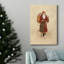 Père Noël en toile tendue avec châssis - Père Noël prêt à accrocher-525577064