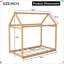 Lit simple en bois gris pour lit de bébé-1695922980