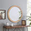 Miroir mural rond pour meuble-lavabo