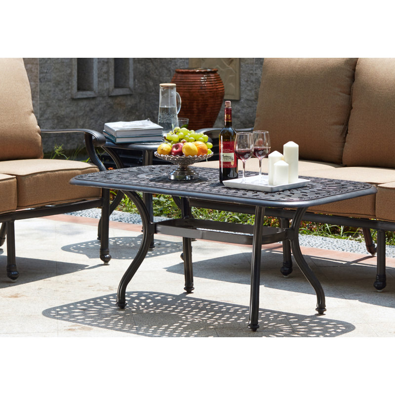 Carterville Rectangular Coffee Table, Antique Bronze, 48" L x 26" W