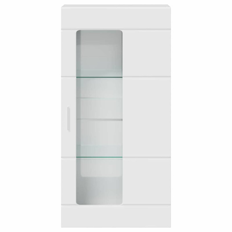 Rectangle Accent Cabinet, High Gloss White