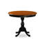 L'ensemble de table de salle à manger 5 pièces comprend une table de salle à manger de style Mid-Century et 4 chaises de salle à manger modernes en lin bleu avec dossier capitonné - finition noire-561927644-561927458-559233967
