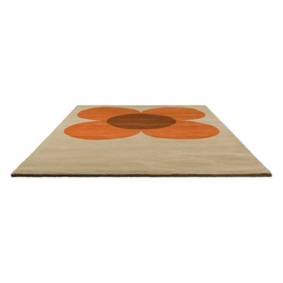 Hand Tufted Wool Floral Area Rug