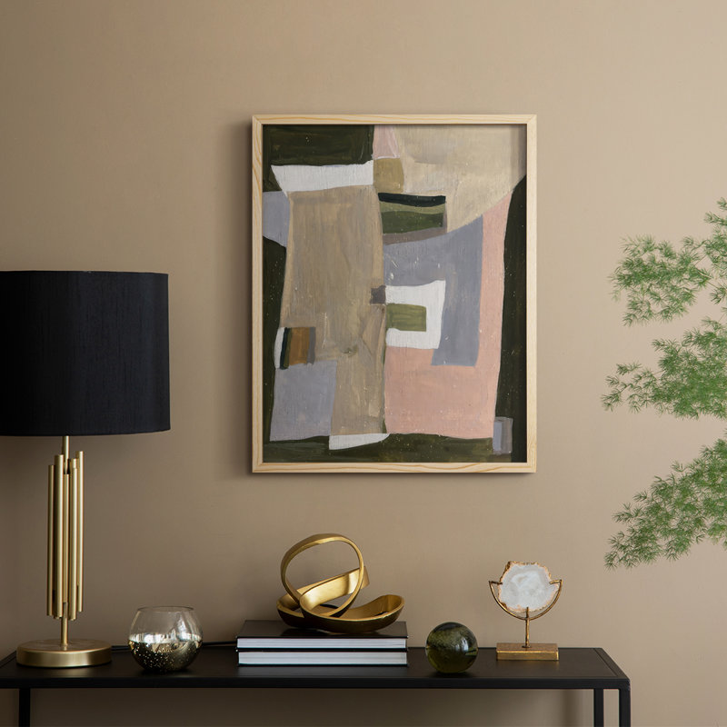 «Green Forest II», reproduction encadrée - bois massif, Naturel, H 11 po x l 9 po