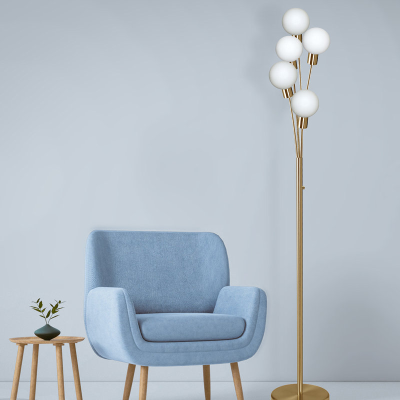 Elson 70.5'' Tree Floor Lamp, Aged Brass