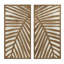 2-Piece Wood Panel Wall Decor Set