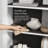 Tall 5 Shelf Bookcase in White and Storm Gray-1810299031