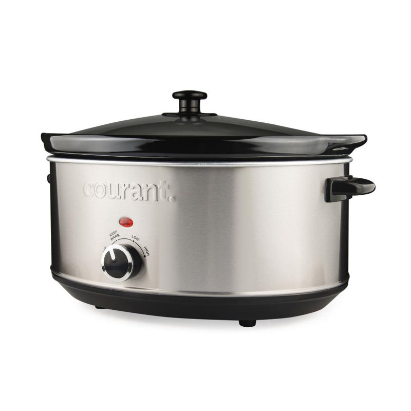 Courant Stainless Steel Slow Cooker, 7 Qt.