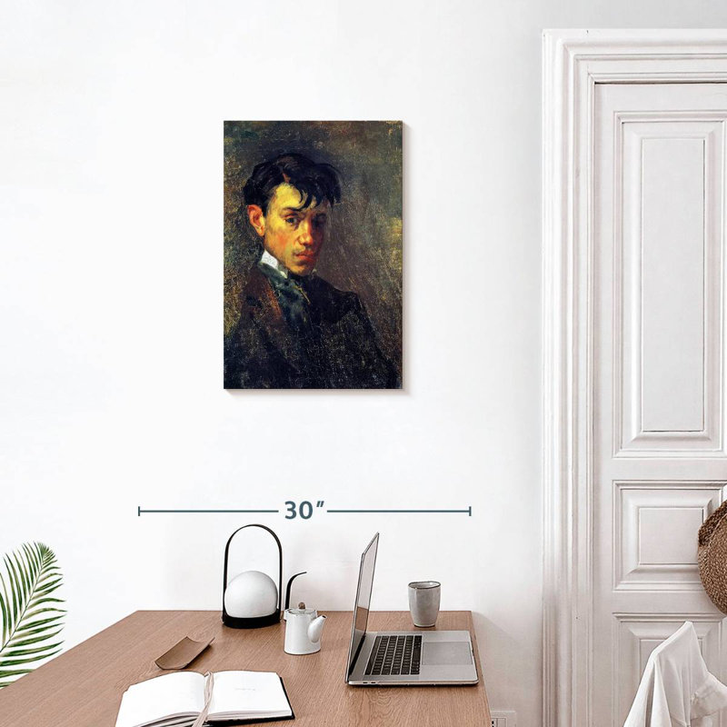 Autoportrait de Leisha, 1896, H 24 po x l 16 po
