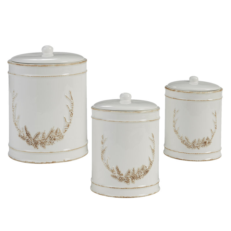 Stoneware Canister - Set of 3
