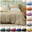 Onorino Luxury 4-Piece Dyed Duvet Set with Pillowcases or Fitted sheet (4 in 1)-606324655-606324660