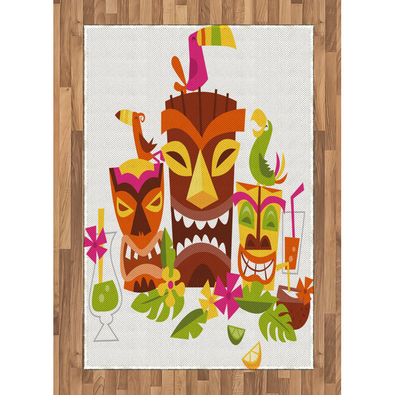 Hammd Hand Woven Area Rug, Rectangle 120 x 180cm