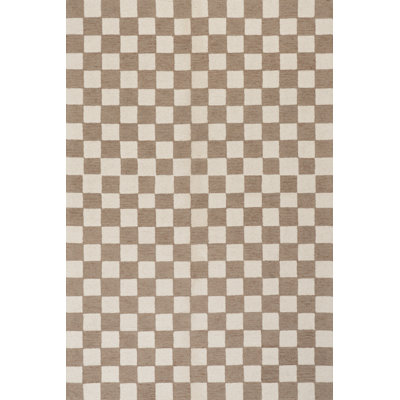 Quinarae Checkered Wool-Blend Rug