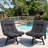 Outdoor Wicker Swivel Chair with Cushions-117531513-117531511