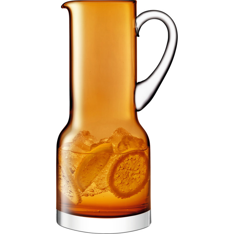 Utility Glass Pitcher, Amber