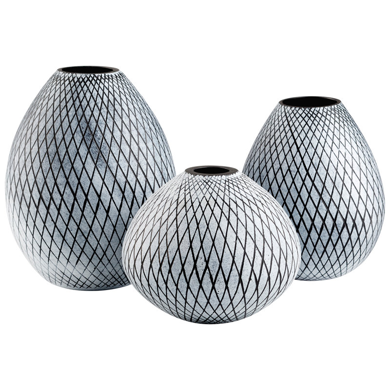 Bozeman Glass Table Vase, 11.25" H x 9" W x 9" D