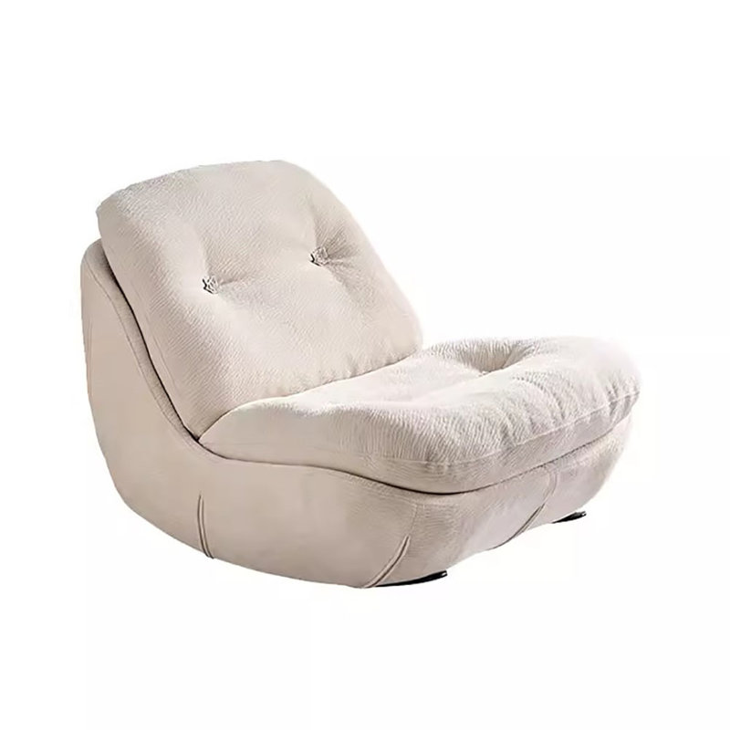 Chaise berçante en métal Italian Light Luxury