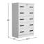 Commode 5 tiroirs en bois avec serrure Basurto-678582017