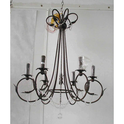 Série RT 6-lumière bougie-Style Chandelier