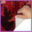 Tapis de bain rouge et noir-550642965