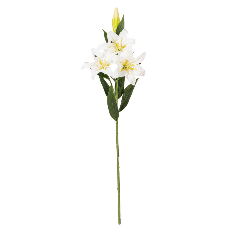Brume de lis artificielle 36 "36", Blanc, jaune
