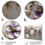 «Mauve fleuri», ensemble de reproductions d'art lilas-107189024-107189029