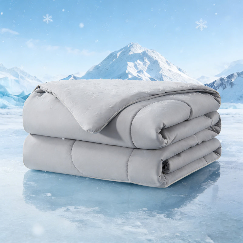 Édredon rafraîchissant pour couverture rafraîchissante - Couverture froide légère respirante de 320 g / m² pour les dormeurs chauds et les chambres AC.