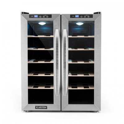Klarstein Dual Zone 52cm Built-In 24 Bottle