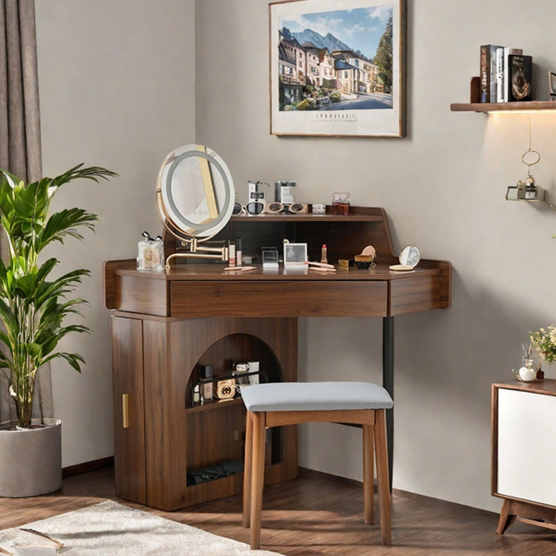 Ensemble de coiffeuse avec fauteuil rembourré Cohasset