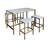 Majic 4 - Person Four Leg Dining Set-973860786-973860789
