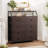 Ojaswi 8 Drawer, Double Dresser with Wooden, Chest of Drawer in 37.6''-99928116