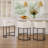 26" Upholstered Counter Stool with Metal Frame-123103709