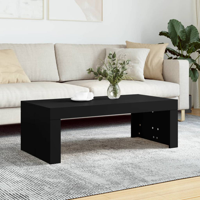 Noda Enclosed Coffee Table, Black