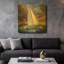  «Into The Wind» par Rich Monet, art mural en métal doré, 36 po x 36 po-1492073918
