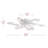 Corse 3000K/4500K/6000K LED Dimmable Ceiling Light Modern Flower Shape Ceiling Lamp Fixture