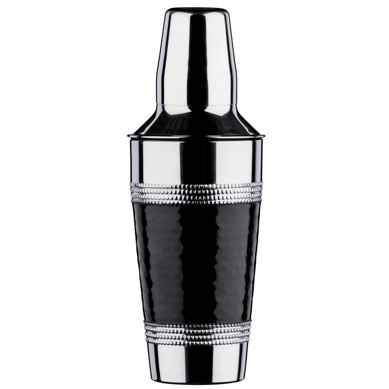 Maspeth Stainless Steel Ashtray, Black/Silver