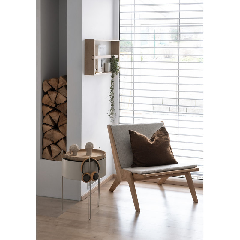 Pidestall Planter (Small), 21.70'' H x 15.70'' W x 15.70'' D, Gray