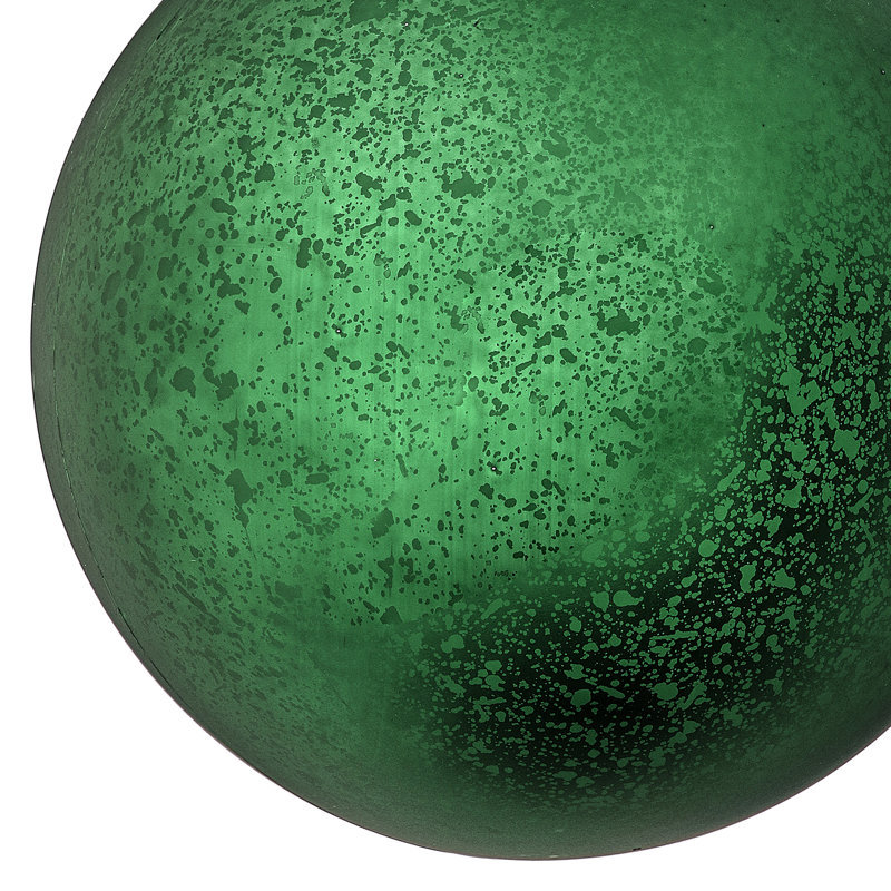 Ornement boule en mercure mat en plastique incassable de 80 mm , Vert