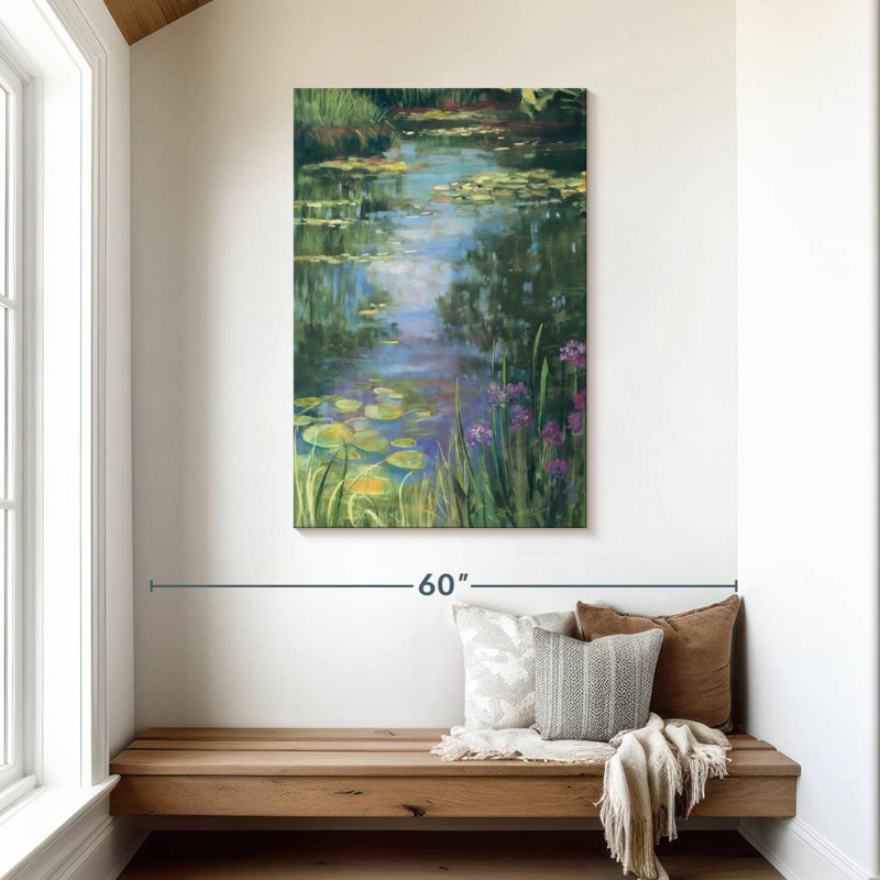 Alvord Garden Pond I, 45" H x 30" W