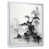 White Floater Framed